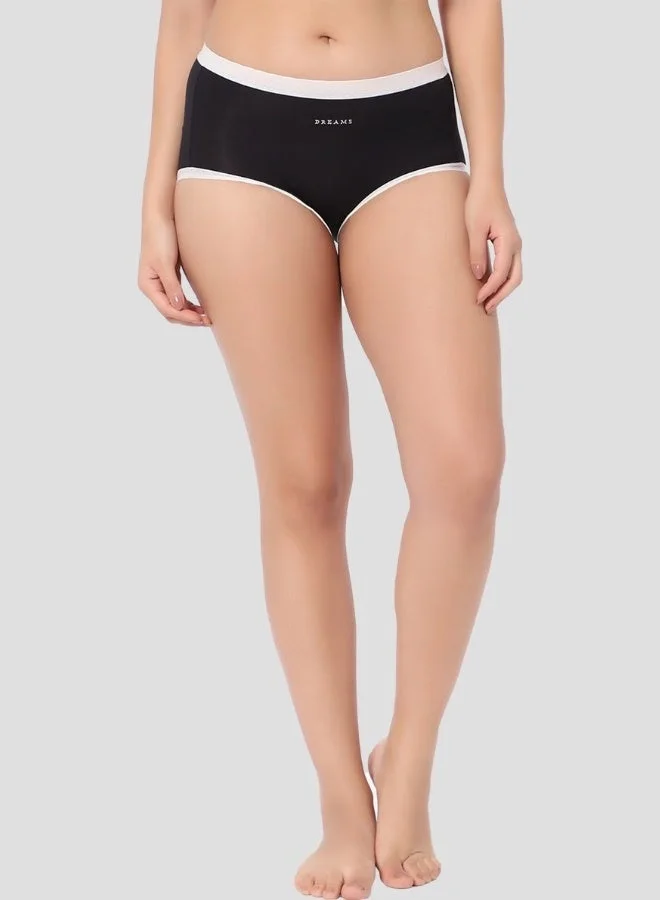 Intimate Queen Pack Of 1 Corn Bae Lacy Boyshorts – CloudSoft Luxury, Made from Corn Fiber | Soothes Skin, No Roll-Ups for Women | Best Price UAE